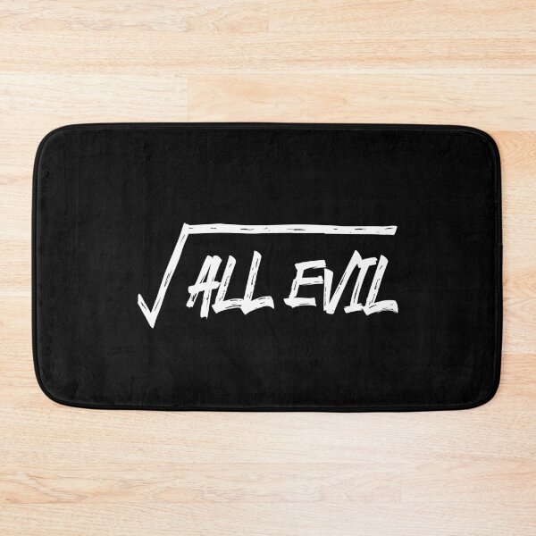 Item preview, Math Pun - The Root Of All Evil designed and sold by SpoofTShirts.