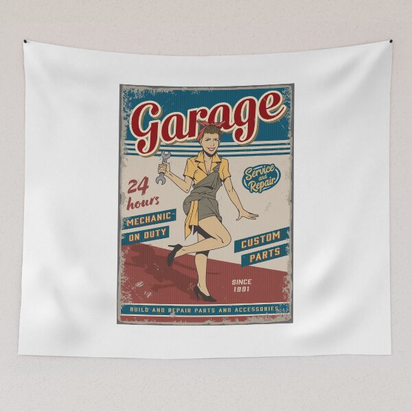 Item preview, Vintage poster - Service and repair designed and sold by Simon Dast.