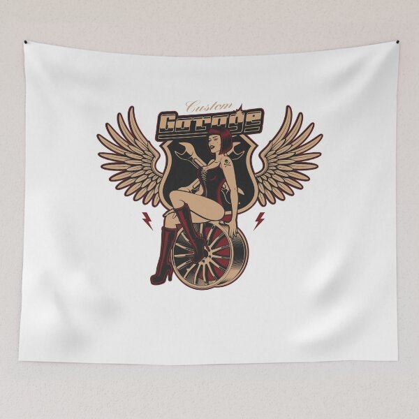 Item preview, Vintage sticker - Custom garage designed and sold by Simon Dast.
