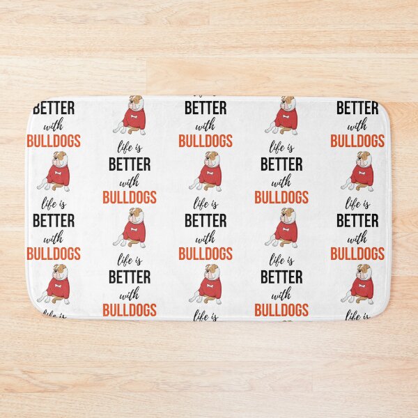 Item preview, Life Is Better With Bulldogs designed and sold by PinkPandaPress.