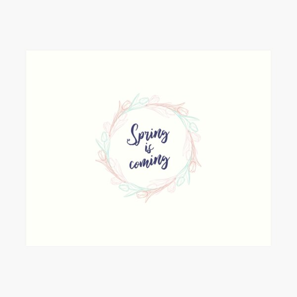Item preview, Spring is coming designed and sold by carrot4all.