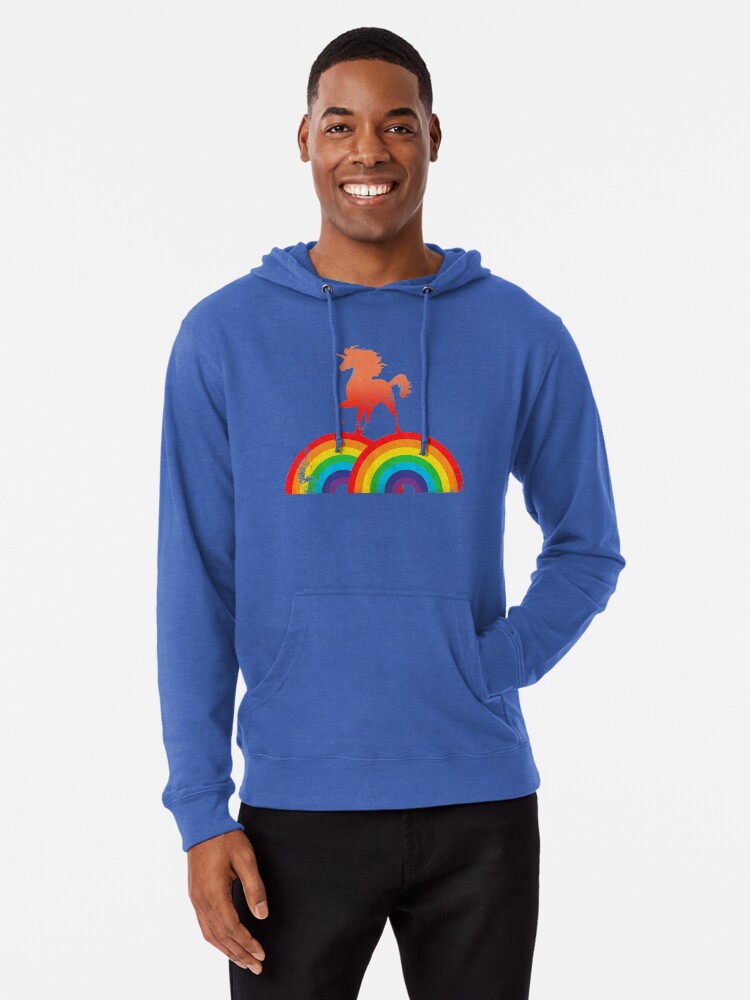 unicorns and rainbows hoodie