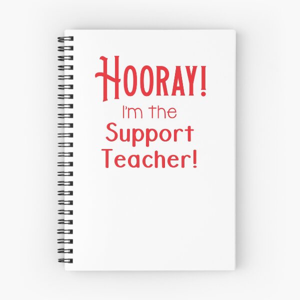 Item preview, Hooray I'm the support Teacher (Funny support teaching design) designed and sold by jazzydevil.