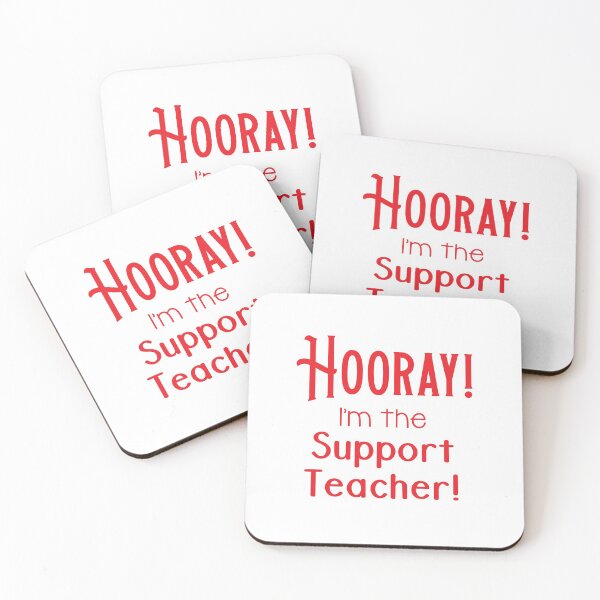 Item preview, Hooray I'm the support Teacher (Funny support teaching design) designed and sold by jazzydevil.