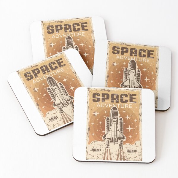 Item preview, Vintage poster - Rocket launch designed and sold by Simon Dast.