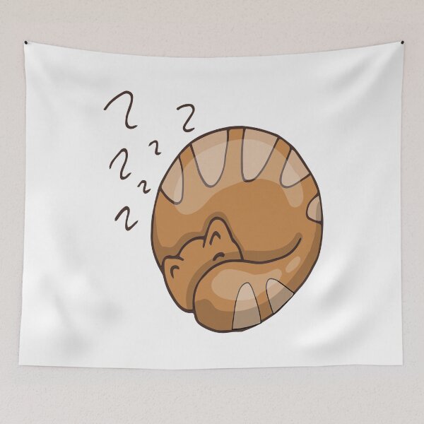 Item preview, Sleeping Pie Cat - Christmas And Birthday Party Gift Ideas For Cat Lovers designed and sold by ASClothDesign.