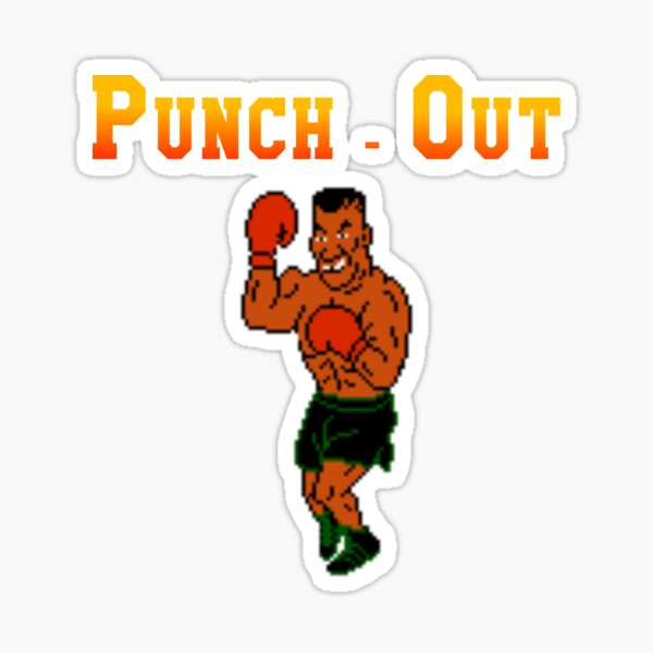 Mike Tyson Punch Out Stickers | Redbubble