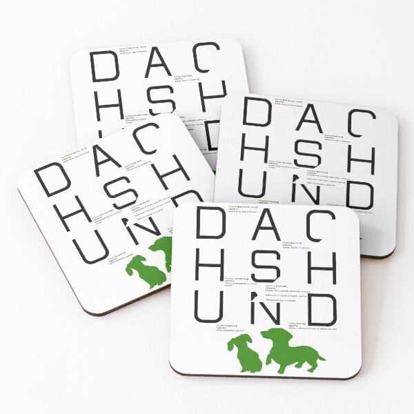 Item preview, Dachshund Descriptions designed and sold by StubbornWiener.