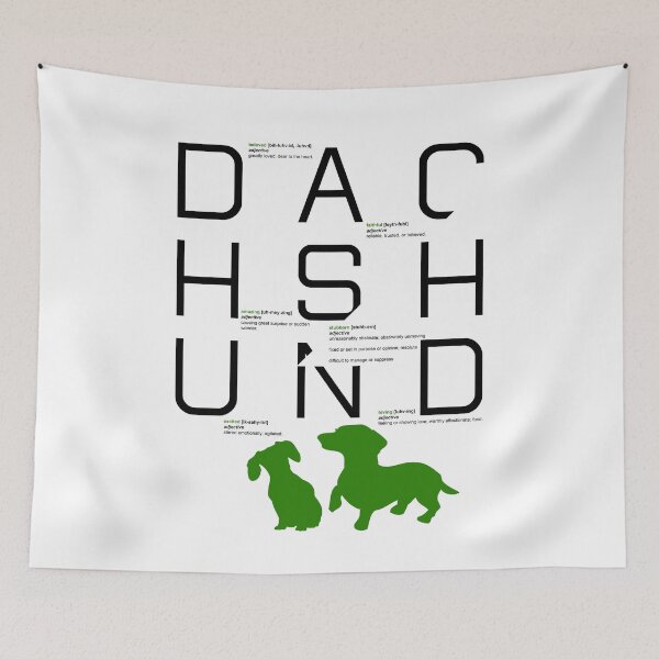 Item preview, Dachshund Descriptions designed and sold by StubbornWiener.