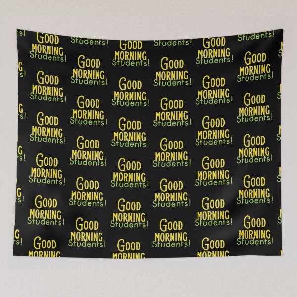 Item preview, Good Morning Students! (Funny Principal teacher teaching design) designed and sold by jazzydevil.
