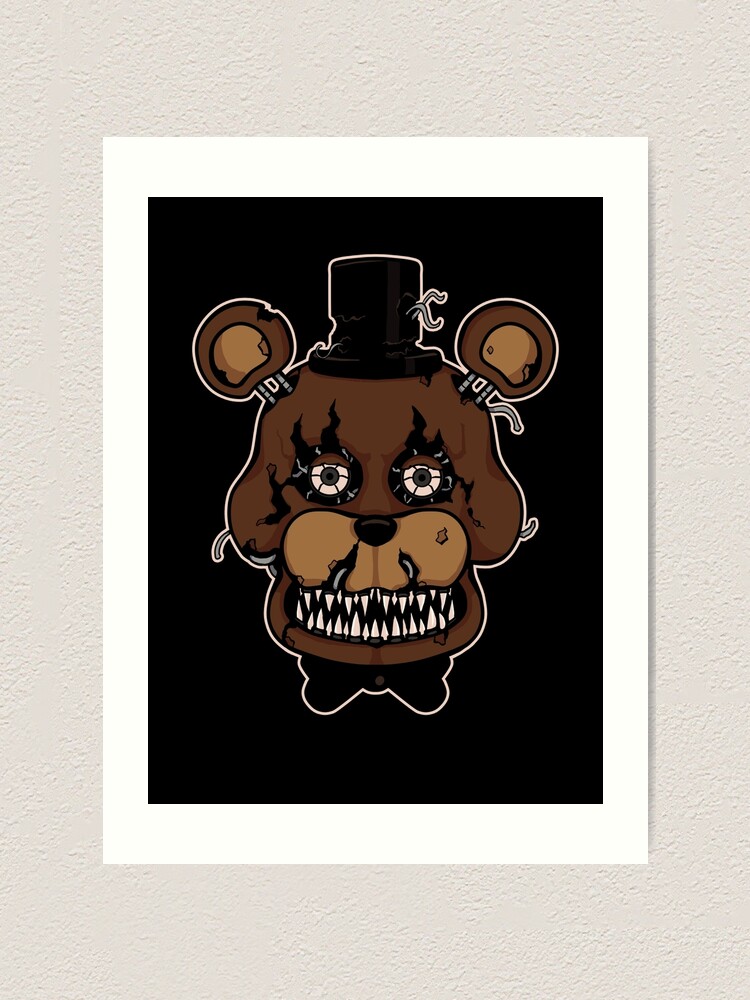 Five Nights at Freddy's - FNAF 4 - Nightmare Freddy Art Print for