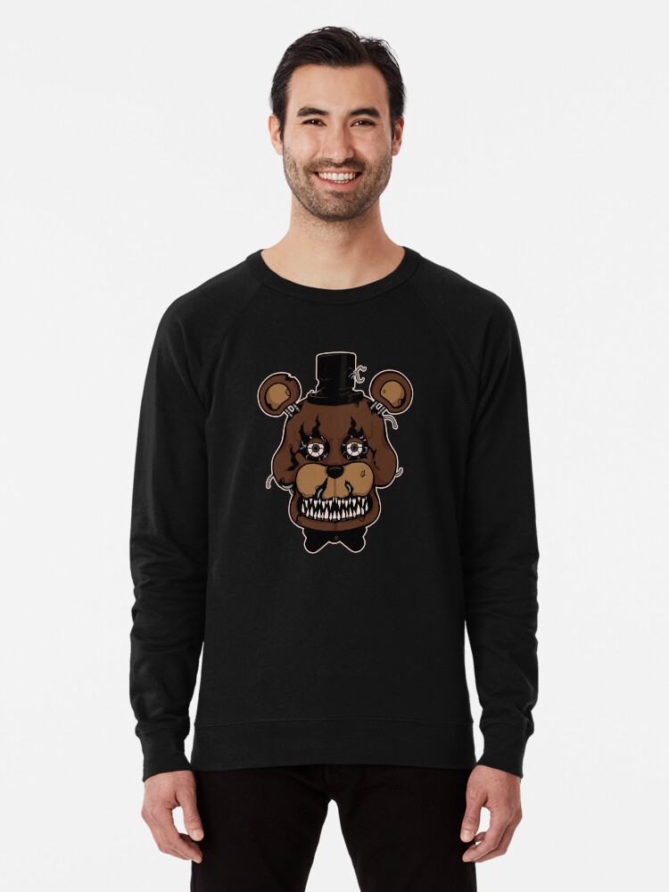 Five Nights at Freddy s FNAF 4 Nightmare Freddy Lightweight Sweatshirt for Sale by Kaiserin Redbubble