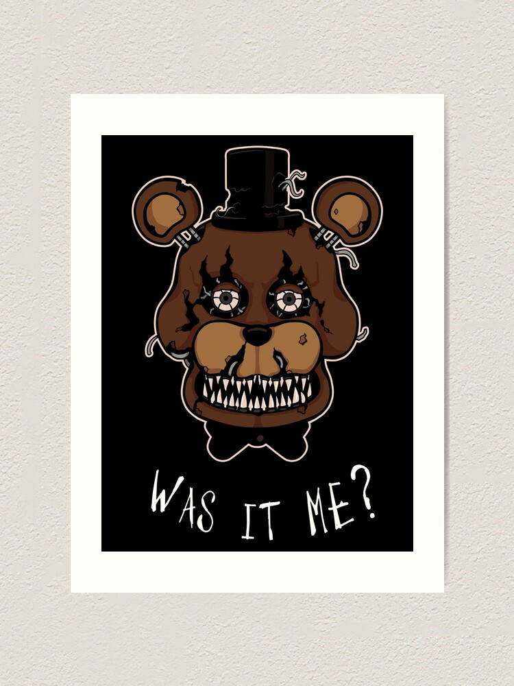 Five Nights at Freddy's - FNAF 4 - Nightmare Freddy Art Print for