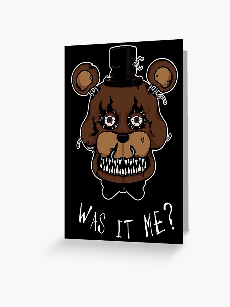 Five Nights at Freddy's - FNAF 4 - Nightmare Foxy - It's Me Greeting Card  for Sale by Kaiserin