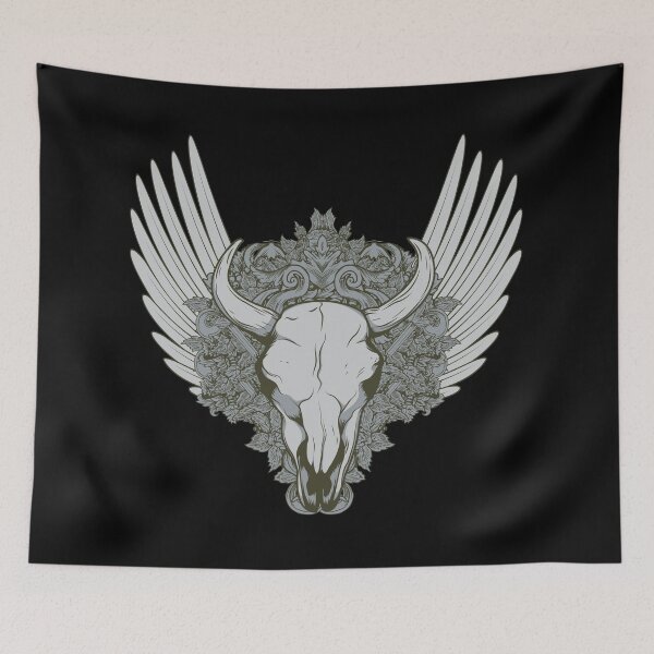 Item preview, Bull skull designed and sold by TinoThreads.
