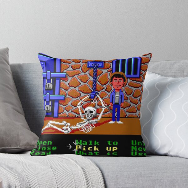 Item preview, Maniac Mansion "Point 'n' Click" Throw Pillow designed and sold by kingcreole.
