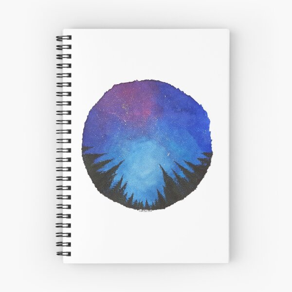 Item preview, Starry Night in The Forest - Purple Blue designed and sold by dVicko.