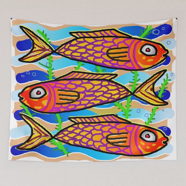 Item preview, 3 fishes designed and sold by Allbi.