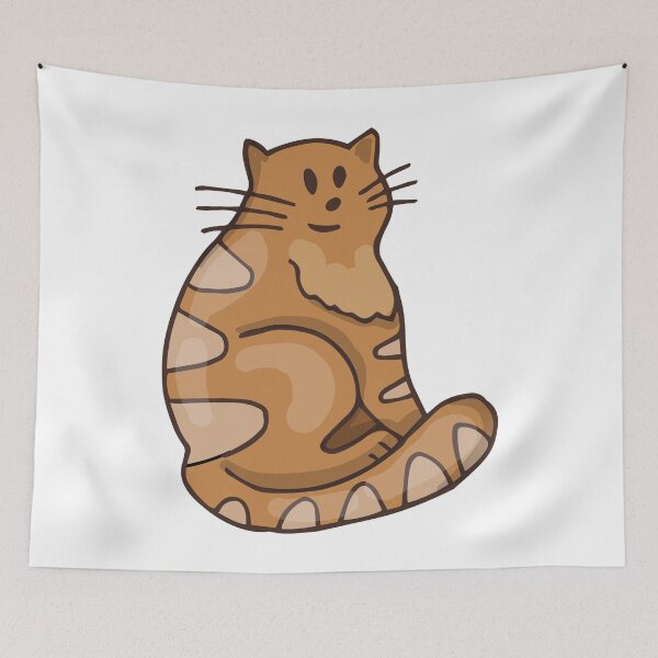 Item preview, Smirking Face Cat - Christmas And Birthday Party Gift Ideas For Cat Lovers designed and sold by ASClothDesign.