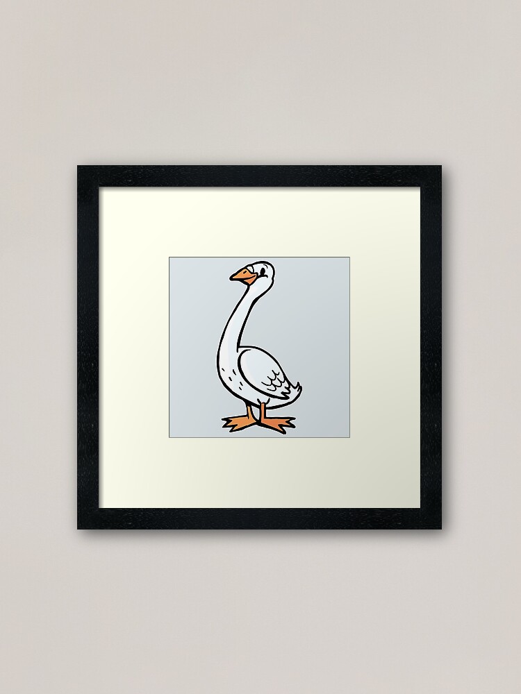 Alternate view of Proud goose Framed Art Print