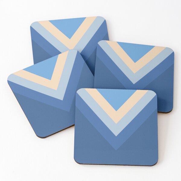 Item preview, Blue Geometric Chevron Arrows designed and sold by lucybrownlane.