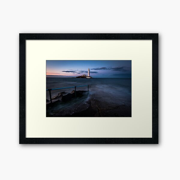 High Tide, St Marys Lighthouse, Whitley Bay Framed Art Print