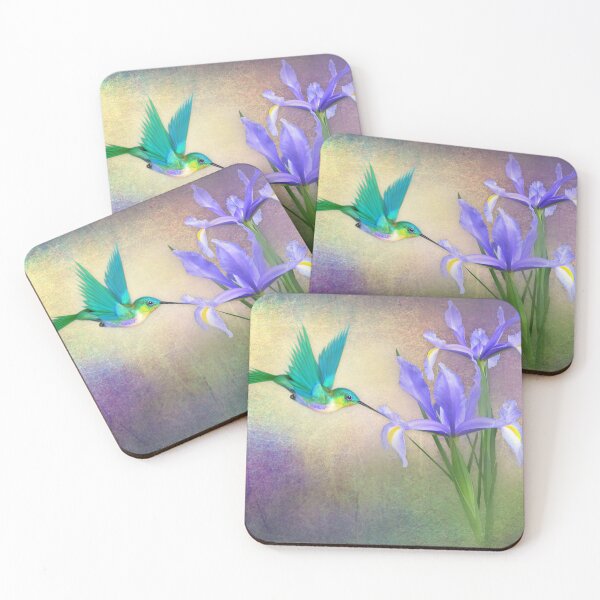 Item preview, Hummingbird on Iris designed and sold by MoragBates.