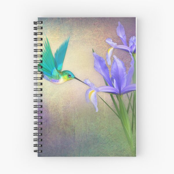 Item preview, Hummingbird on Iris designed and sold by MoragBates.