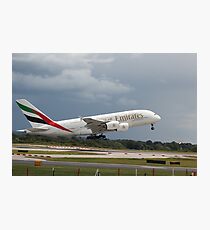 Emirates A380 Photographic Print
