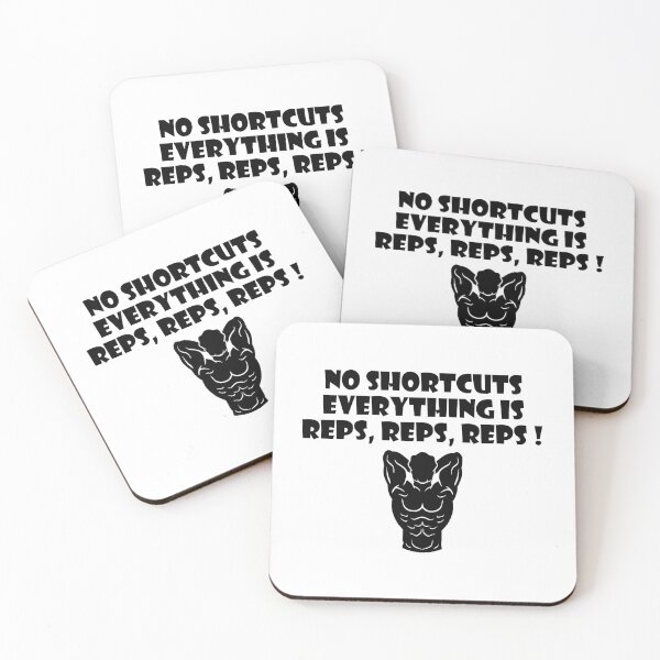 Item preview, NO SHORTCUTS EVERYTHING IS REPS, REPS, REPS! designed and sold by trainingclothes.