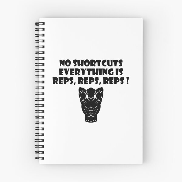 Item preview, NO SHORTCUTS EVERYTHING IS REPS, REPS, REPS! designed and sold by trainingclothes.