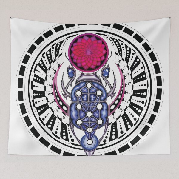 Item preview, Horus, Kabbalah, and Scarab Beetle designed and sold by Caummon Thread.