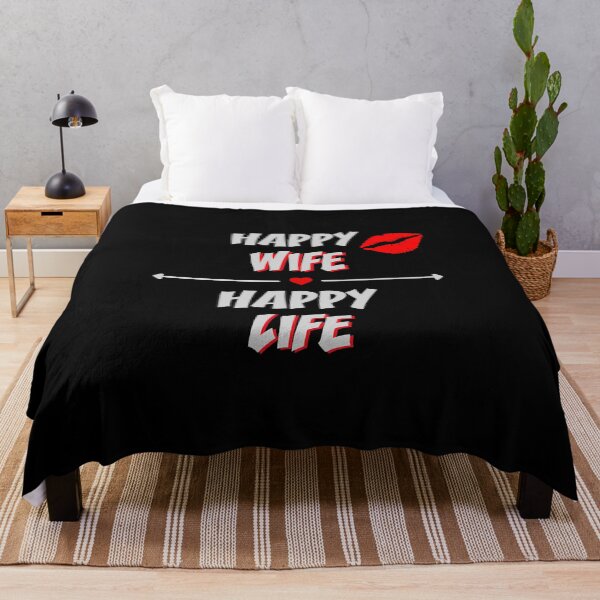Item preview, Happy Wife Happy Life designed and sold by blankshirt.