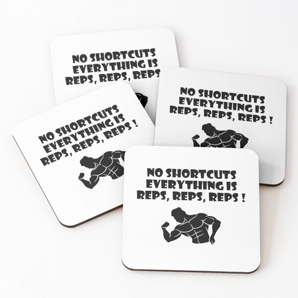 Item preview, NO SHORTCUTS EVERYTHING IS REPS, REPS, REPS! designed and sold by trainingclothes.