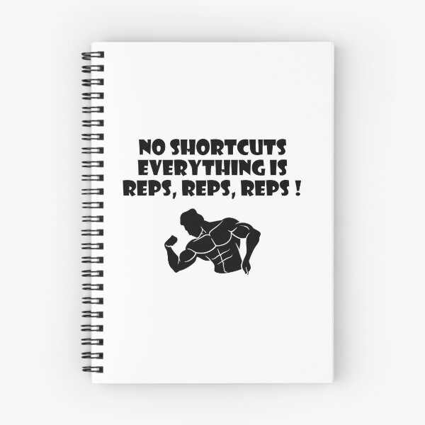 Item preview, NO SHORTCUTS EVERYTHING IS REPS, REPS, REPS! designed and sold by trainingclothes.