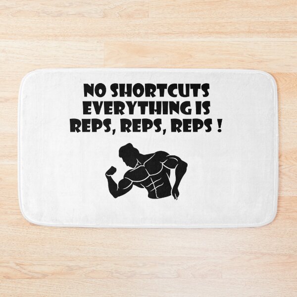 Item preview, NO SHORTCUTS EVERYTHING IS REPS, REPS, REPS! designed and sold by trainingclothes.