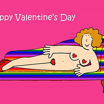 Valentine's Day IOU Coupon for Him Sexy Cartoon Lady Art Board Print for  Sale by KateTaylor