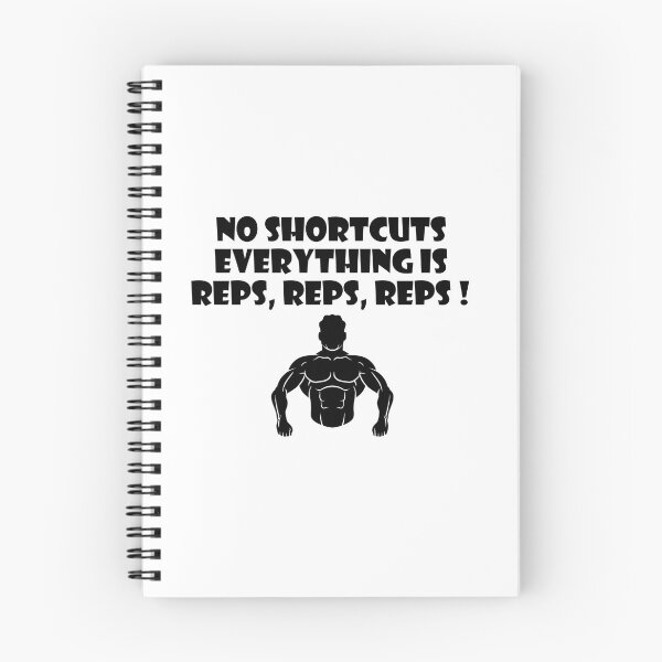 Item preview, NO SHORTCUTS EVERYTHING IS REPS, REPS, REPS! designed and sold by trainingclothes.