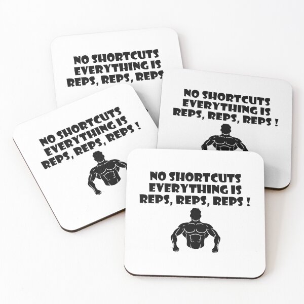 Item preview, NO SHORTCUTS EVERYTHING IS REPS, REPS, REPS! designed and sold by trainingclothes.