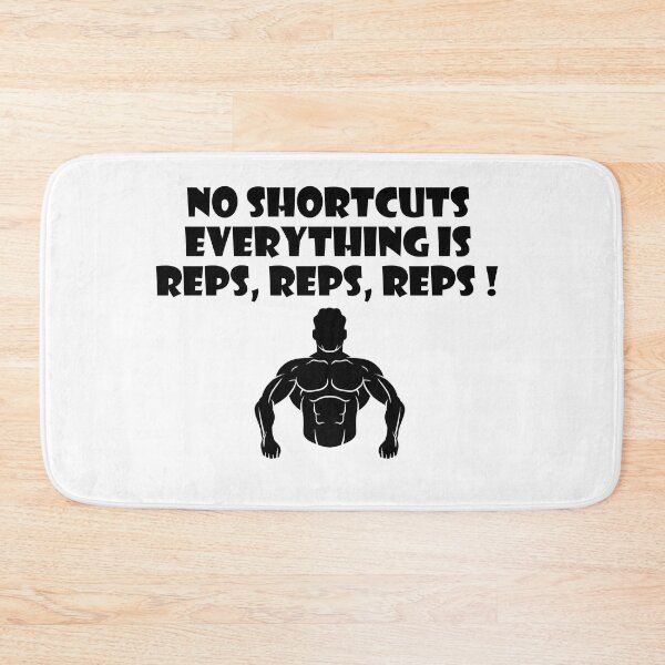 Item preview, NO SHORTCUTS EVERYTHING IS REPS, REPS, REPS! designed and sold by trainingclothes.