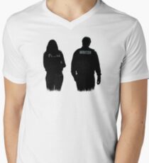 A Writer & His Muse Men's V-Neck T-Shirt