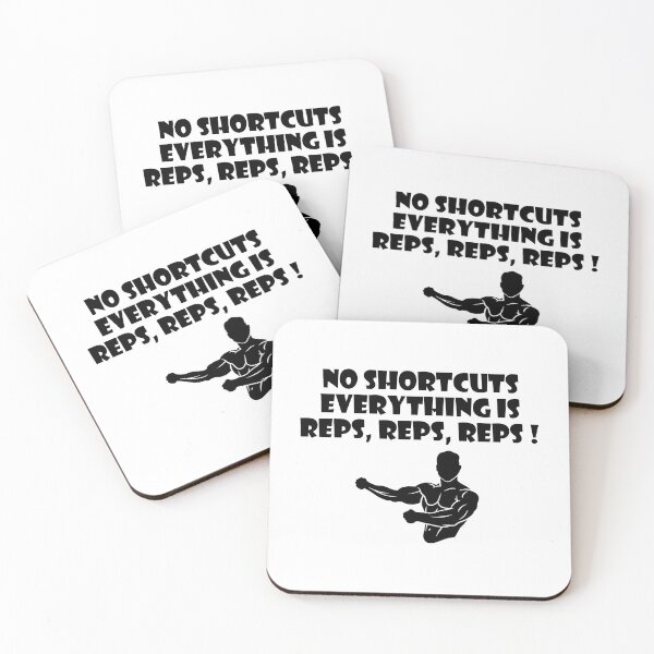 Item preview, NO SHORTCUTS EVERYTHING IS REPS, REPS, REPS! designed and sold by trainingclothes.
