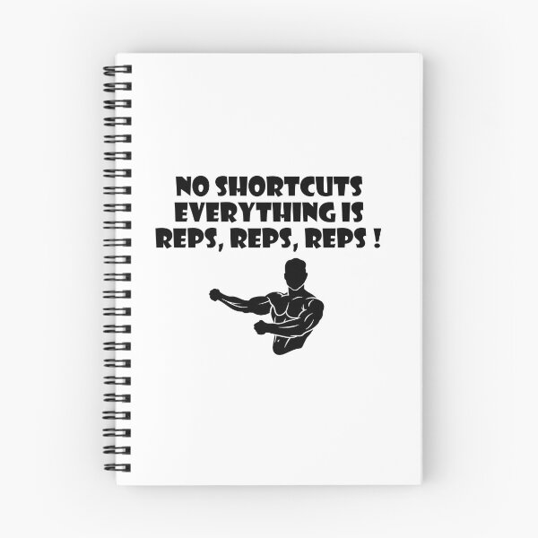 Item preview, NO SHORTCUTS EVERYTHING IS REPS, REPS, REPS! designed and sold by trainingclothes.