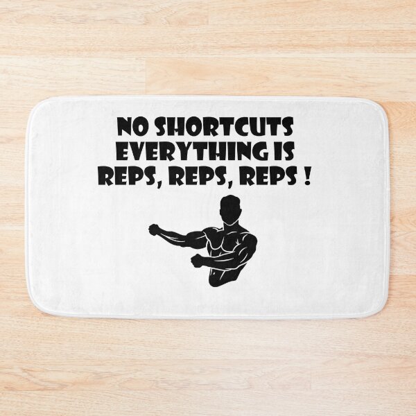 Item preview, NO SHORTCUTS EVERYTHING IS REPS, REPS, REPS! designed and sold by trainingclothes.