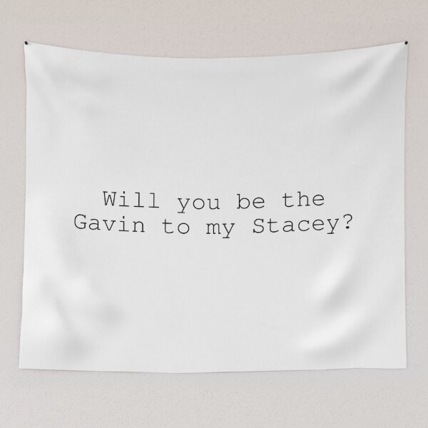 Item preview, Will you be the Gavin to my Stacey? | Valentines | Black designed and sold by SJ Designs.