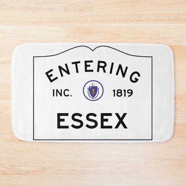 Item preview, Entering Essex - Commonwealth of Massachusetts Road Sign designed and sold by NewNomads.