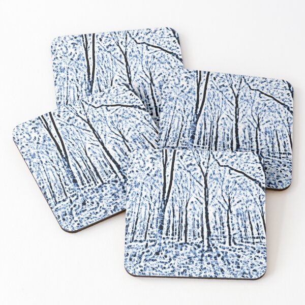 Item preview, The Blue Forest Abstract Art designed and sold by Londonimages.