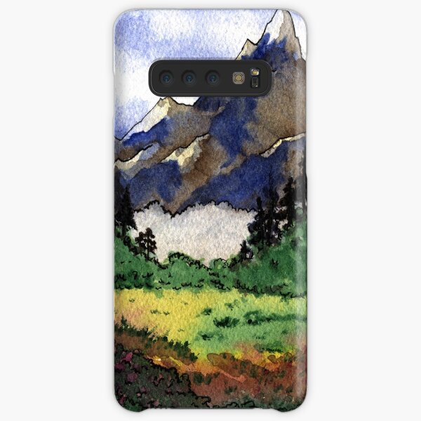Paysage de montagnes 01 Coque rigide Samsung Galaxy