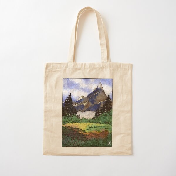 Paysage de montagnes 01 Tote bag classique