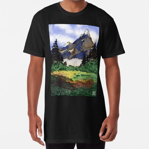 Mountain view 01 Long T-Shirt